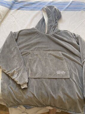 The Comfy Original Grey Oversized Wearable Blanket Hoodie